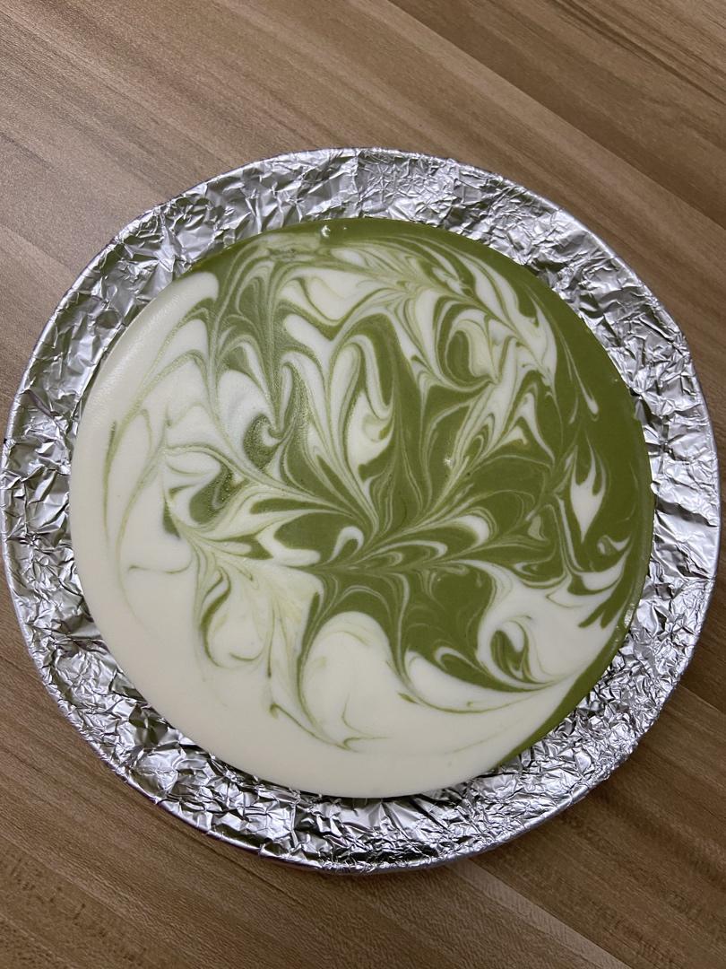无需烤箱❗️零失败❗️抹茶大理石慕斯❗️入口即化