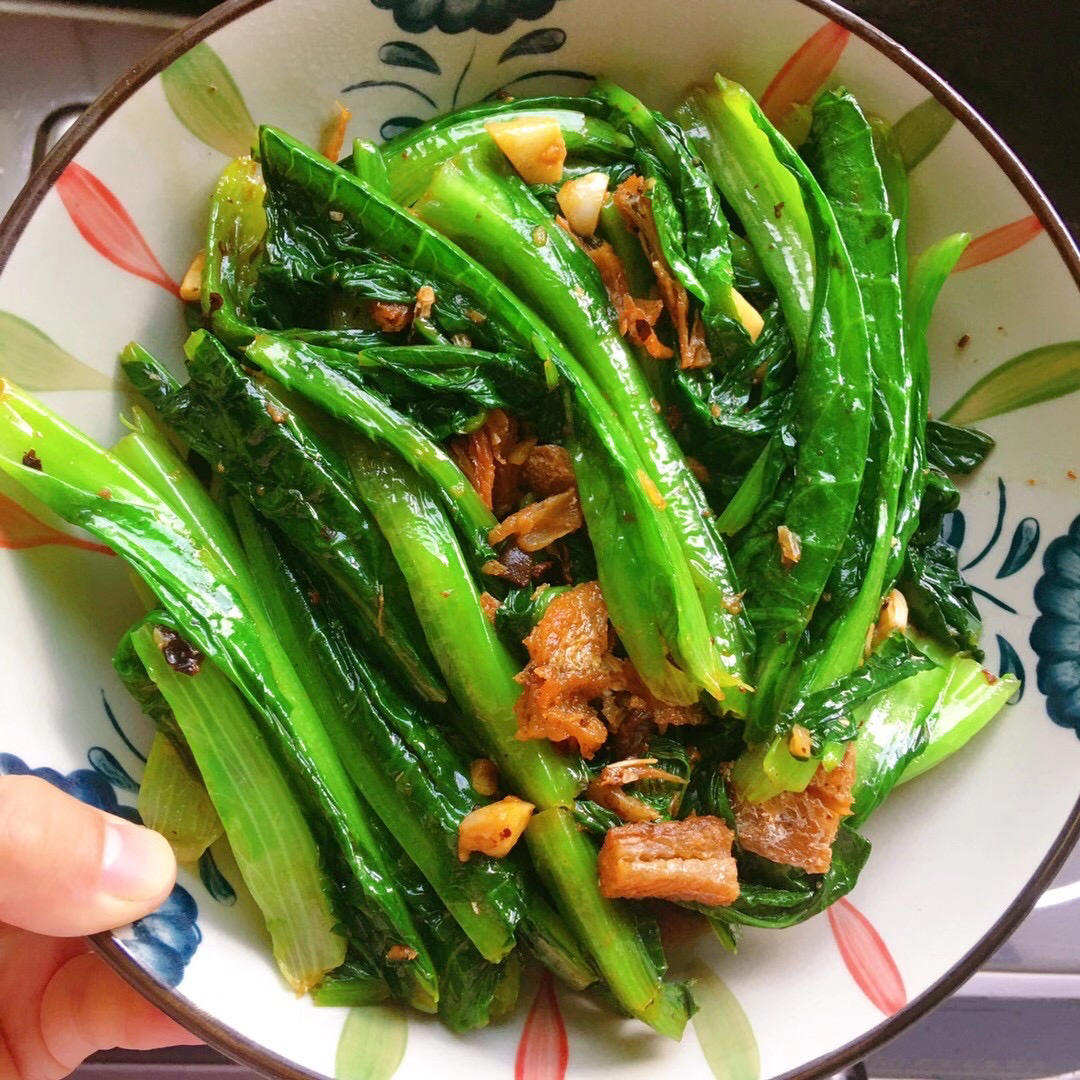 豆豉鲮鱼油麦菜