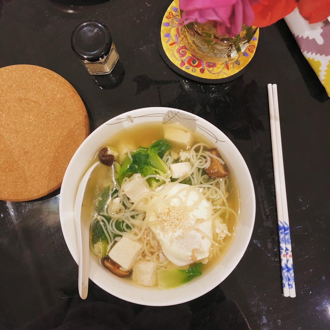 油菜豆腐汤