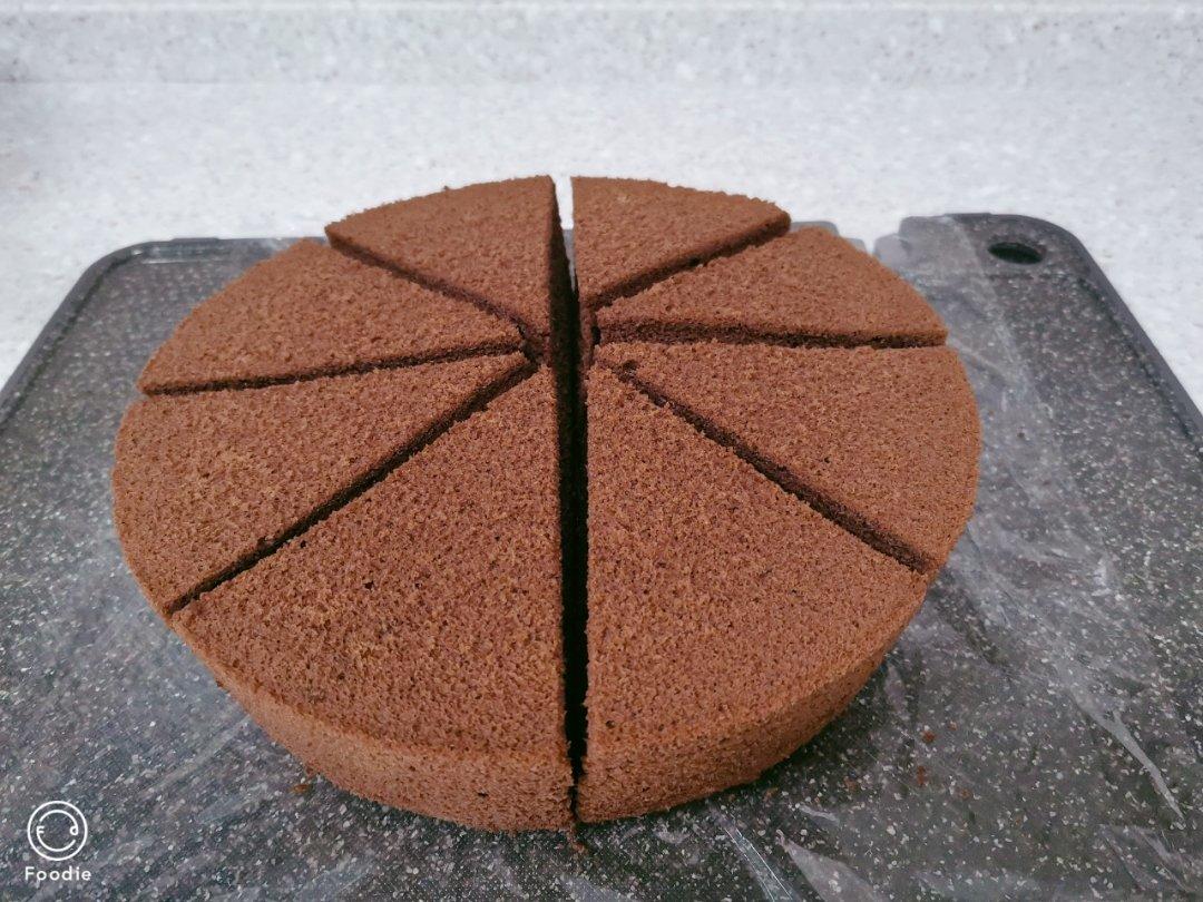 可可戚风蛋糕～8寸～百分百成功