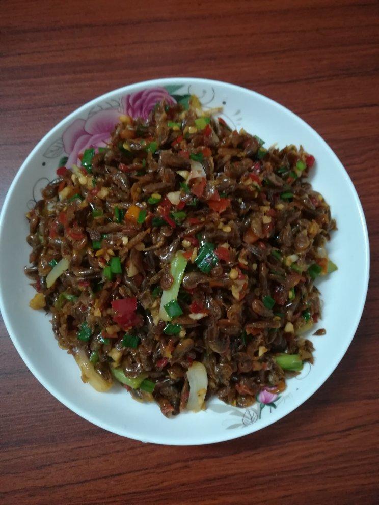 青椒炒虾米