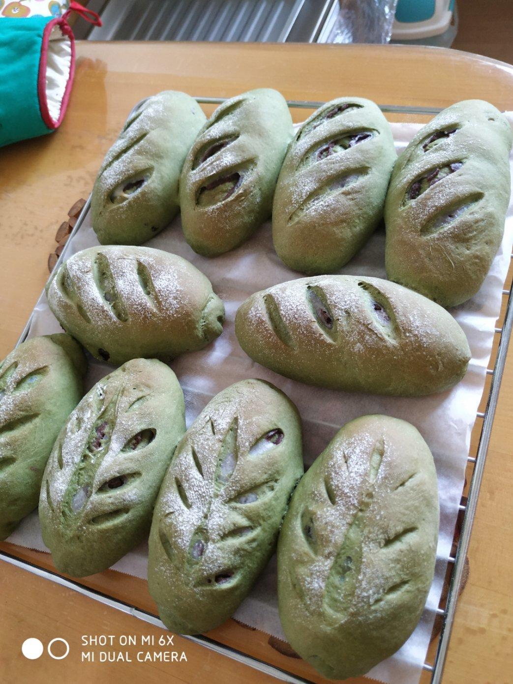 抹茶麻薯软欧