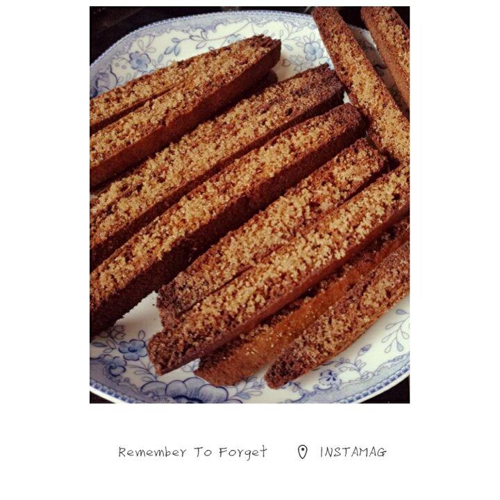 肉桂红糖意式脆饼干 Cinnamon Toasted Biscotti