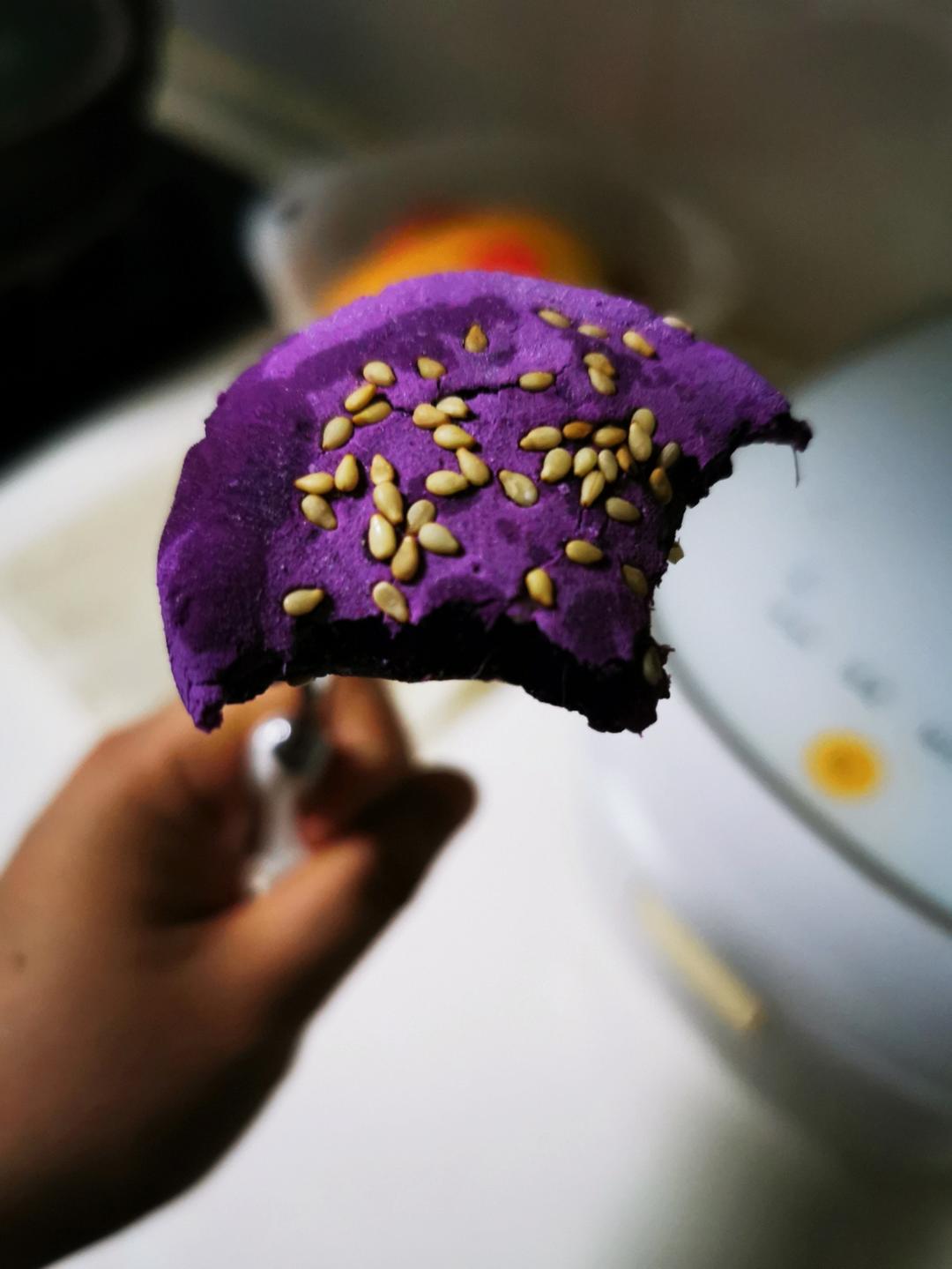 减肥必备紫薯饼