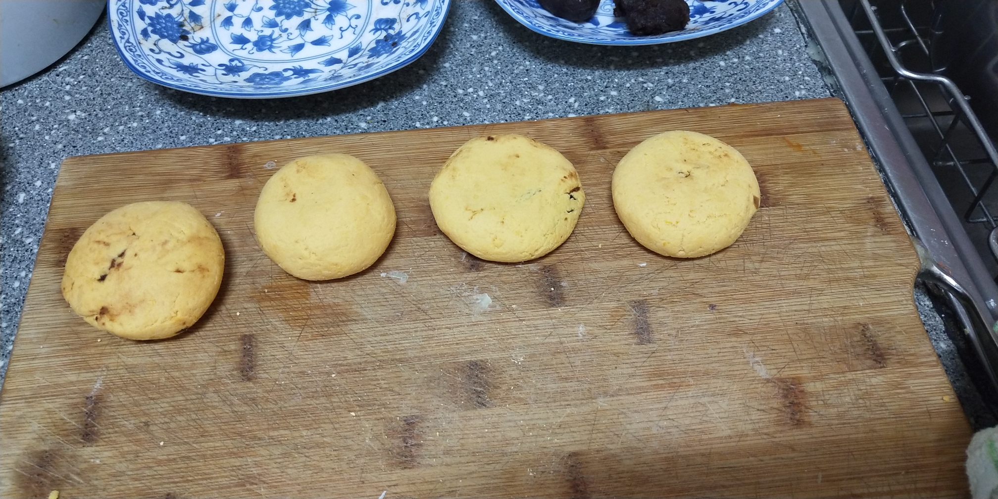 南瓜糯米豆沙糕的做法 步骤5