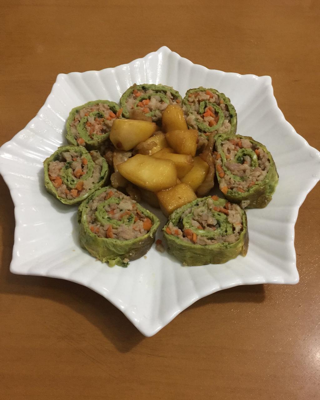 双色蛋卷