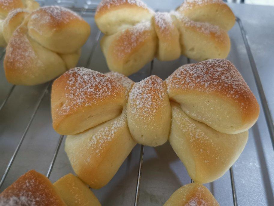 蝴蝶结面包(手揉面)