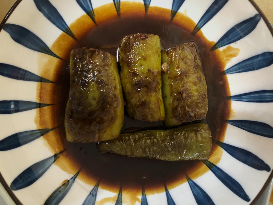 下饭菜——肉酿虎皮尖椒