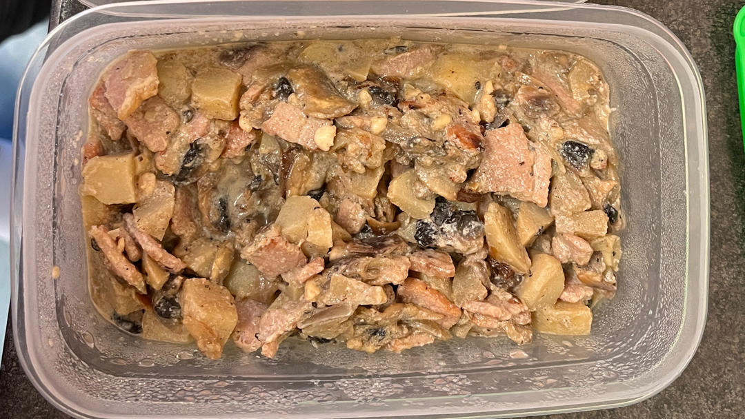 这也太香了‼️奶油蘑菇培根佐法棍🥖爆好吃😋