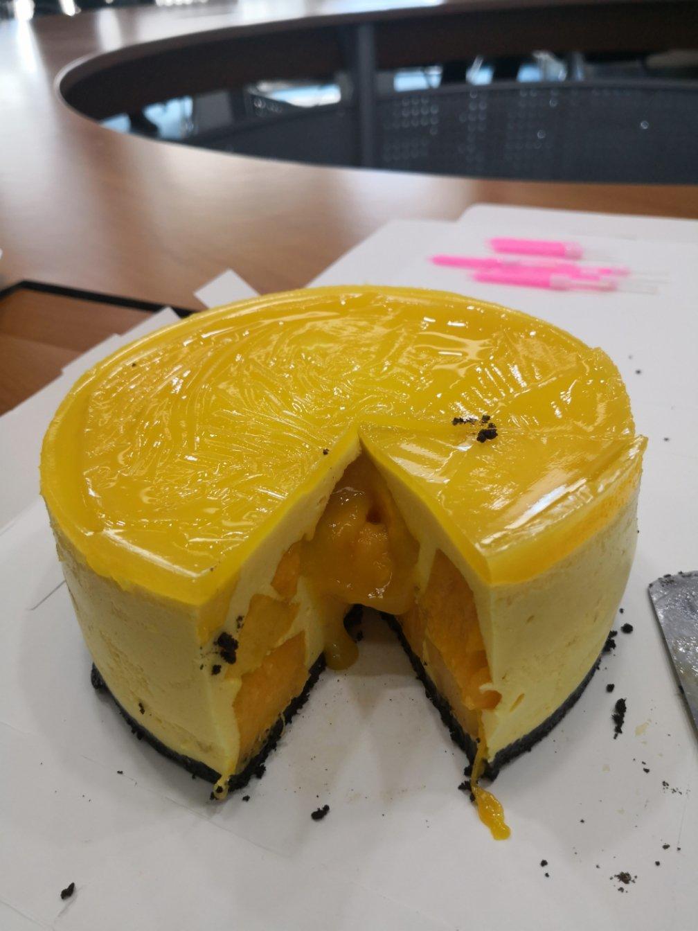 《Tinrry下午茶》教你做芒果流心慕斯（6寸配方）