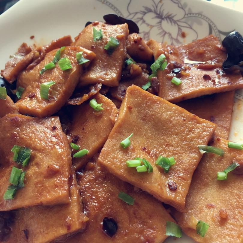 干锅千叶豆腐，千页豆腐