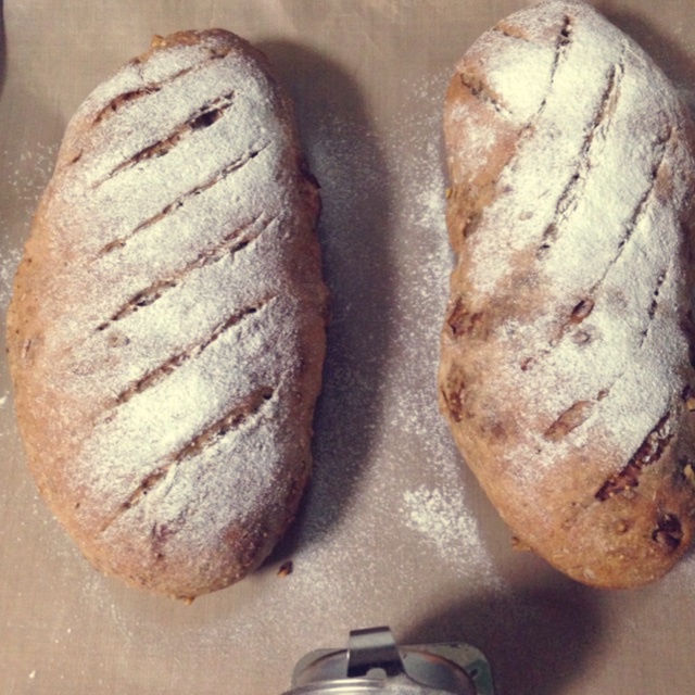 无油无花果核桃肉桂面包