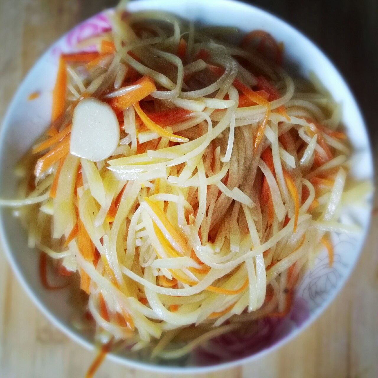 炒胡萝卜土豆丝