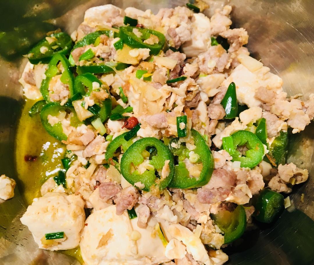 肉末烧豆腐
