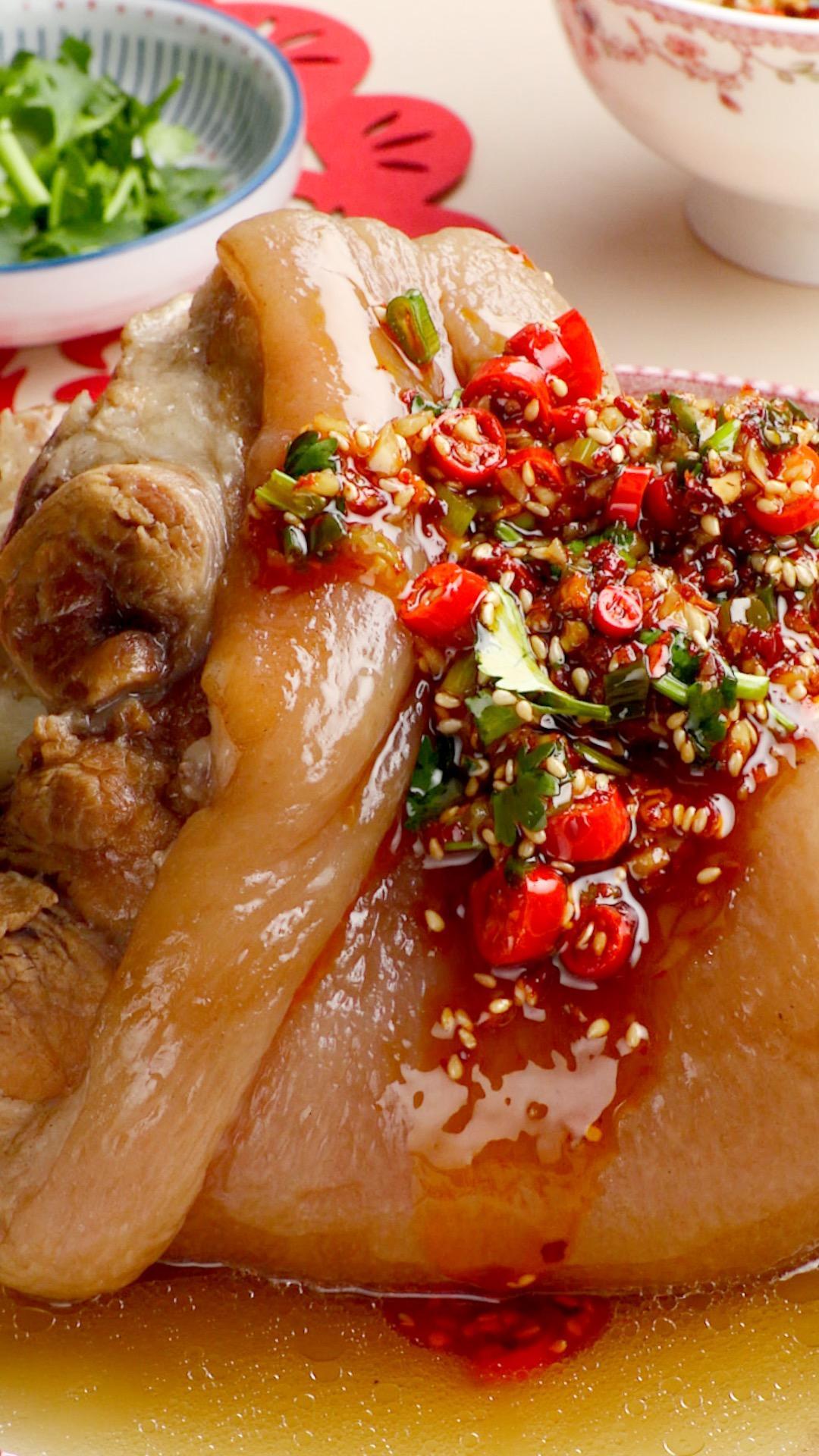 酸辣肘子的做法