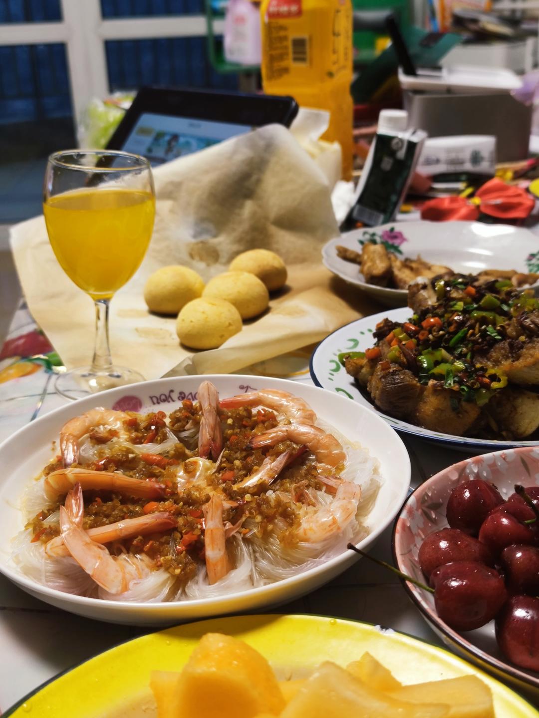 蒜蓉粉丝开背虾