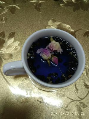 黑枸杞玫瑰茶的做法 步骤1