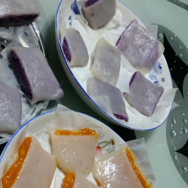 紫薯南瓜水晶糕