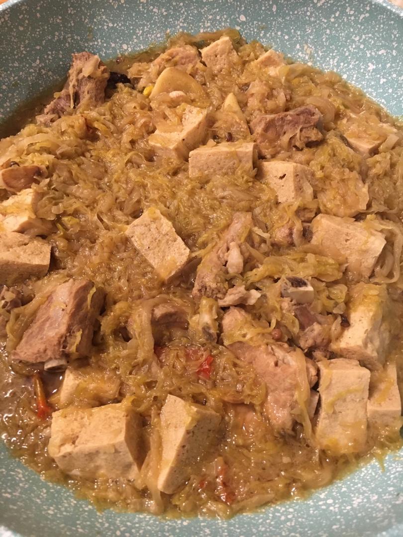 酸菜炖排骨