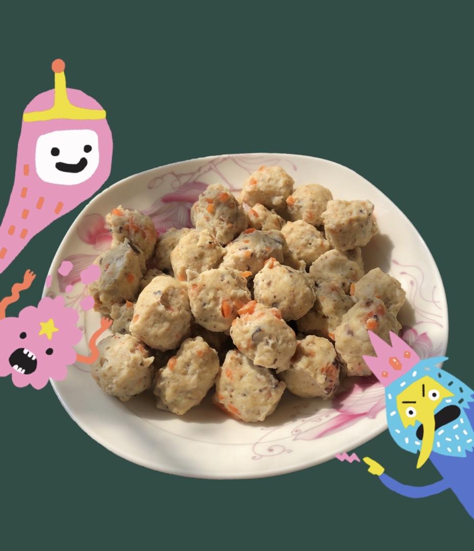 告别无聊的减脂餐-鸡肉丸子