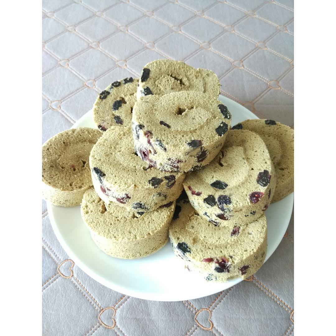 抹茶蔓越莓蛋糕卷