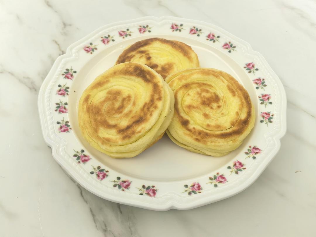 发面千层饼 旋风小饼 外焦里软 附细节视频详解