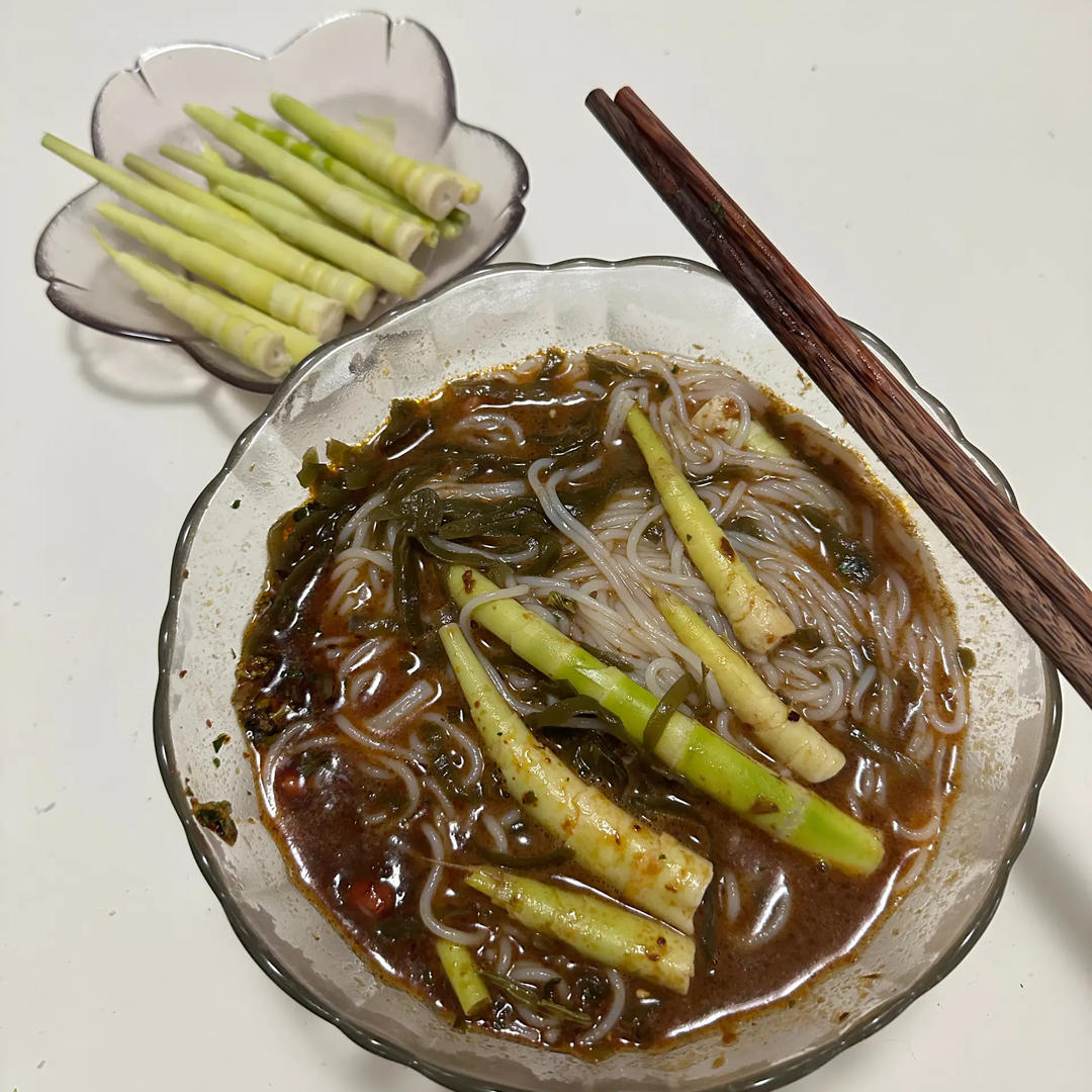 快手酸辣笋尖（桂林米粉的灵魂）