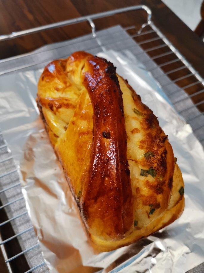 香葱肉松手撕吐司