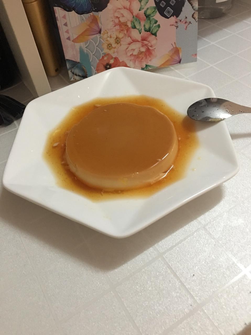 超简易滑又弹的鸡蛋布丁Custard Pudding(详细教程)
