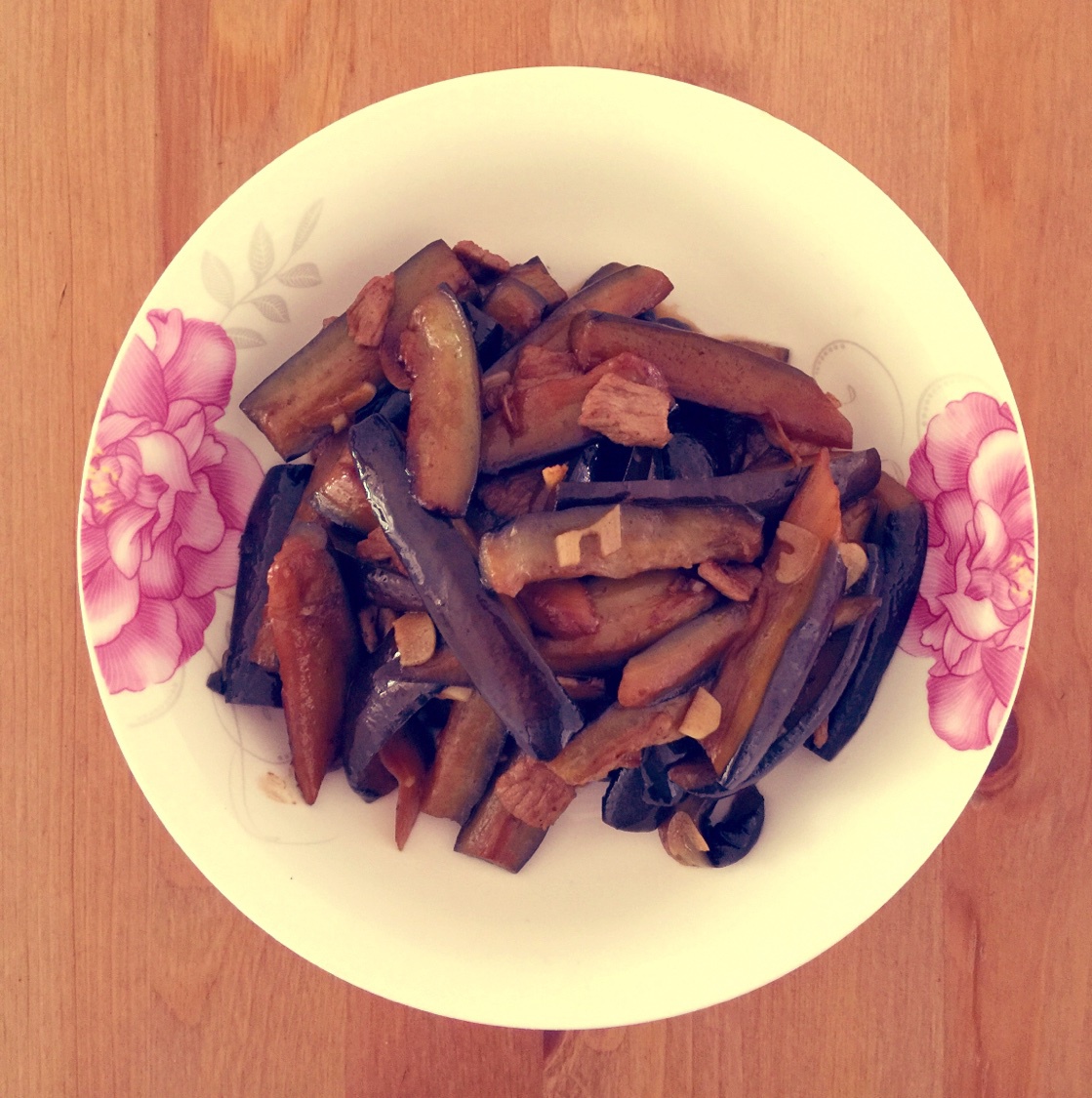 老丁的私房菜-油焖茄子