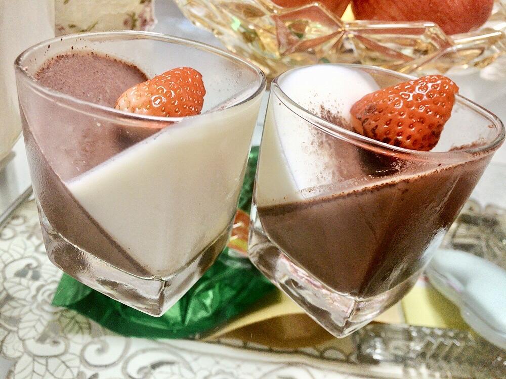 榛子巧克力香草布丁（心形）