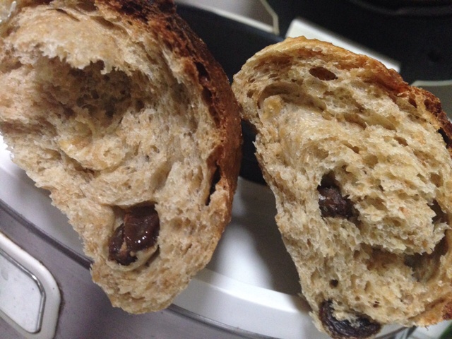 全麦燕麦果干面包