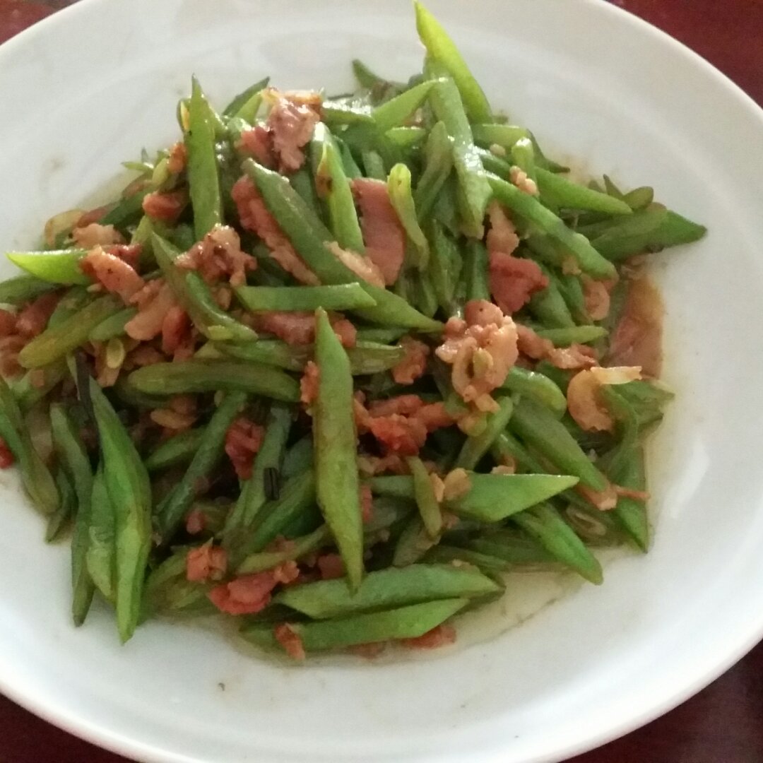 扁豆炒肉丝