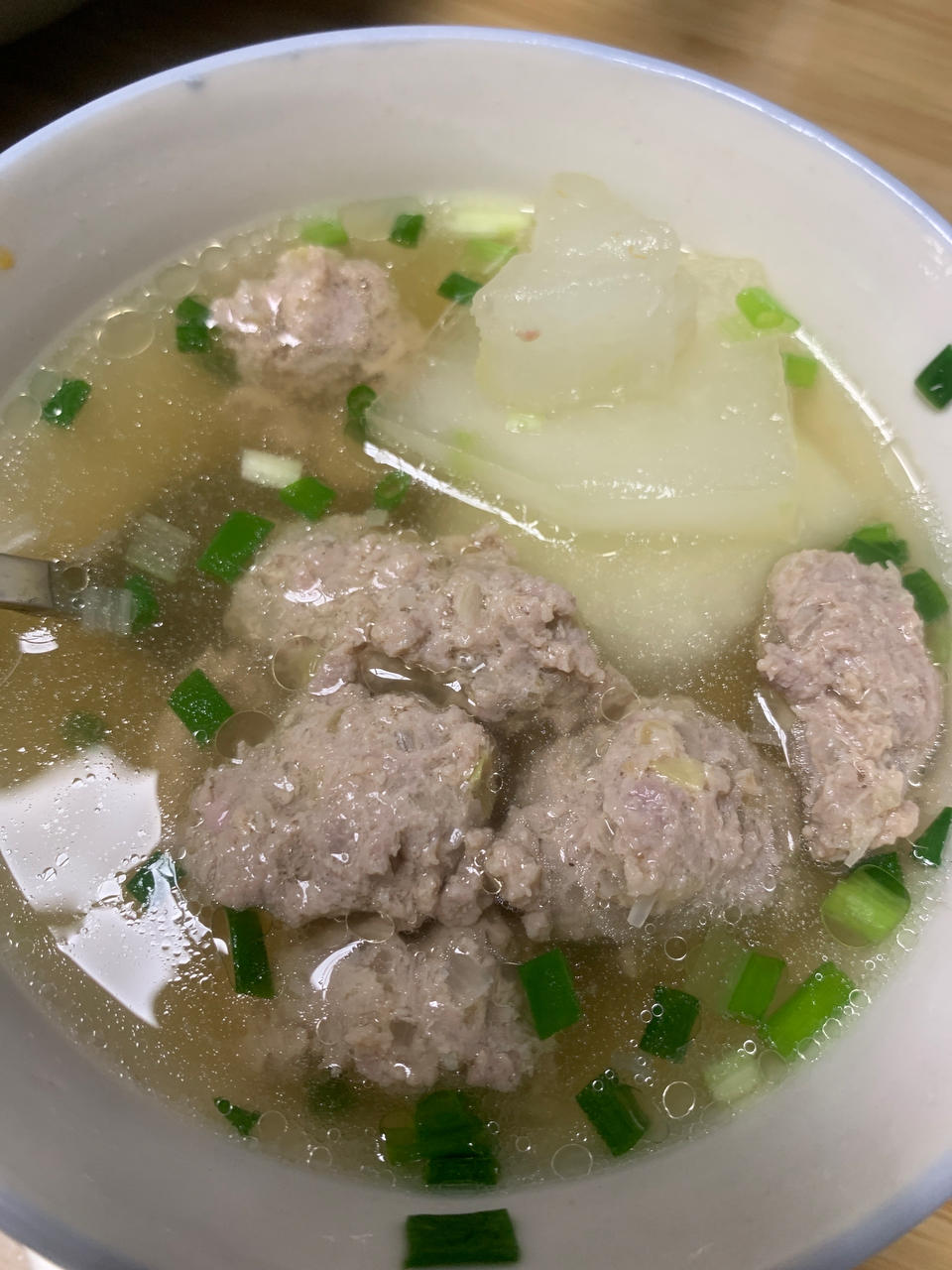 冬瓜汆丸子汤
