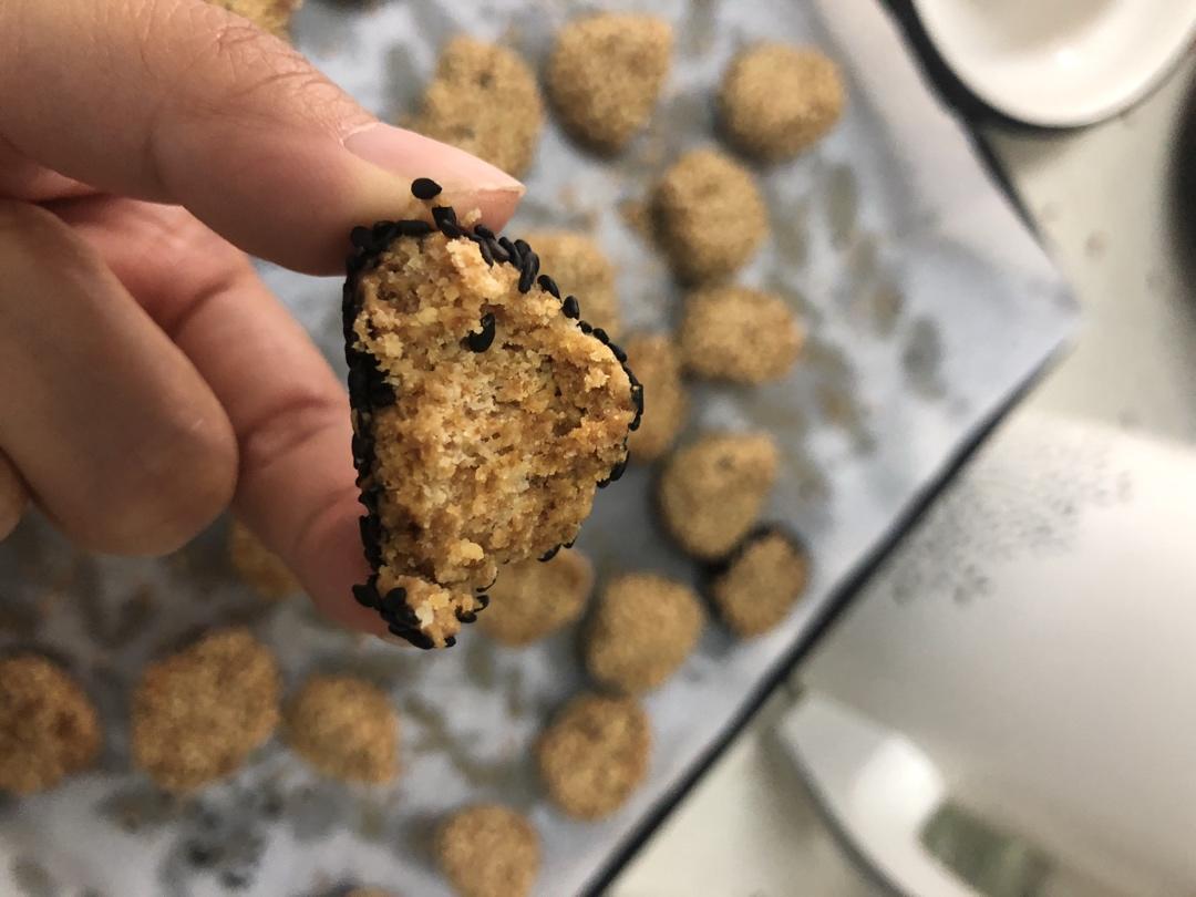 老上海味道——香脆芝麻球开口笑（烤箱版）