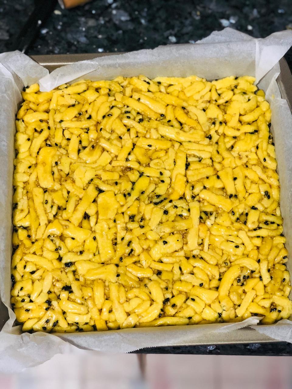 松软的鸡蛋沙琪玛