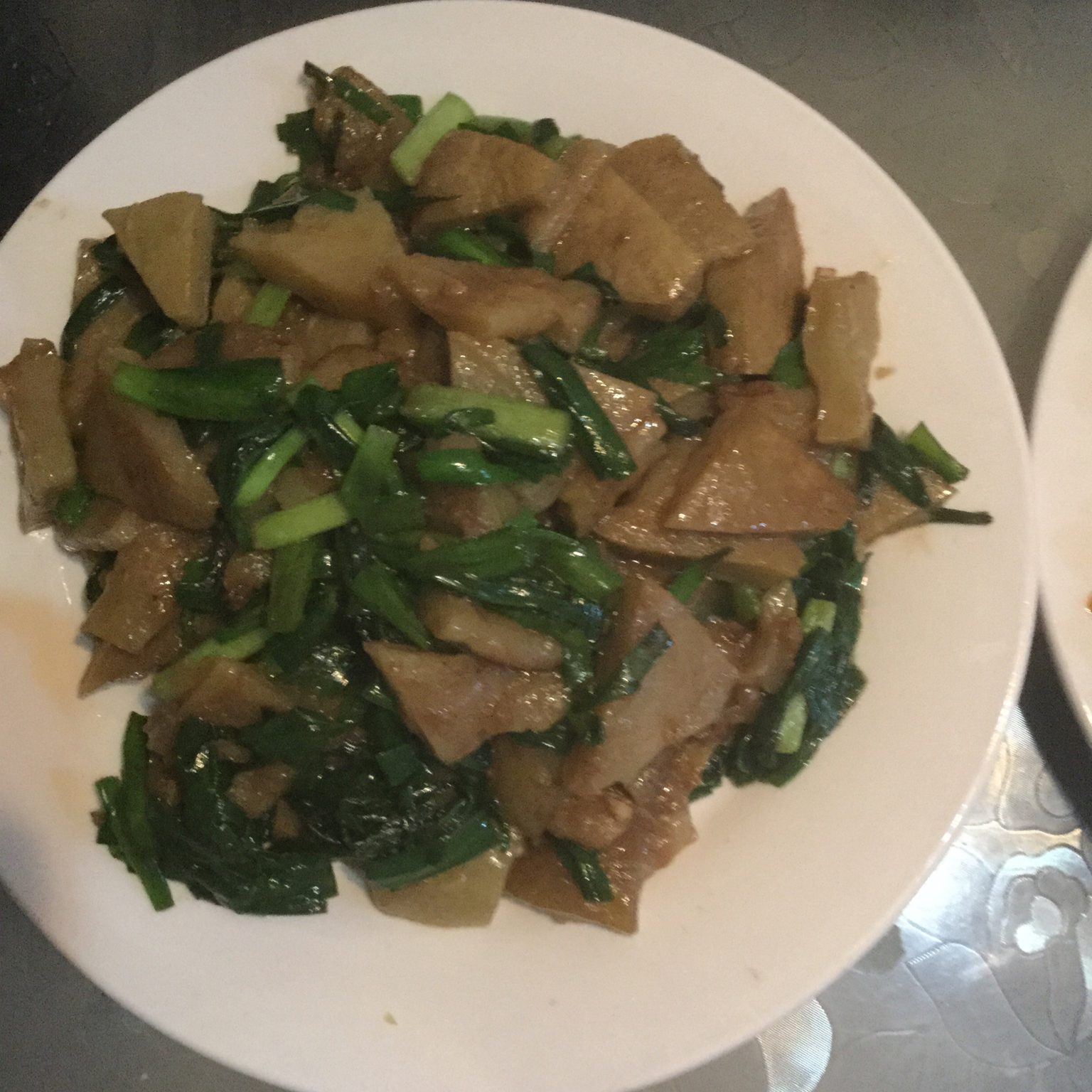 韭菜炒小饹馇