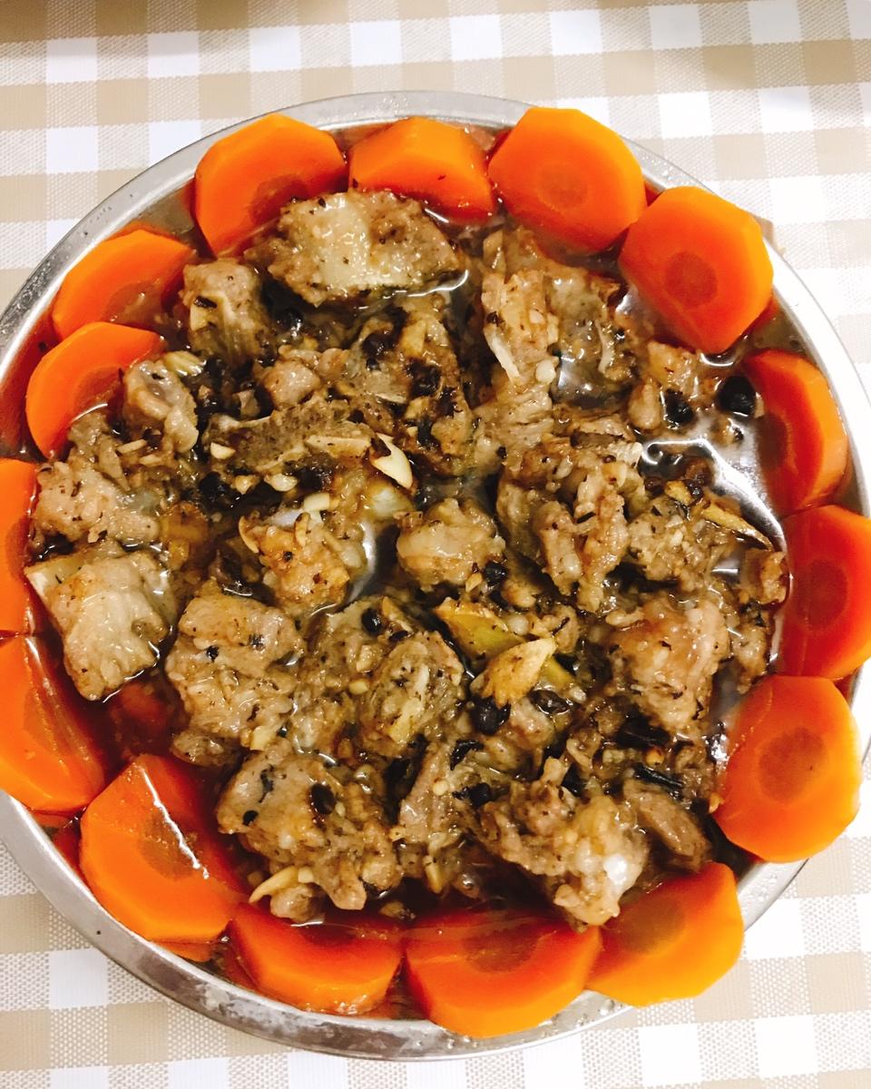 家常菜～豉汁蒸排骨