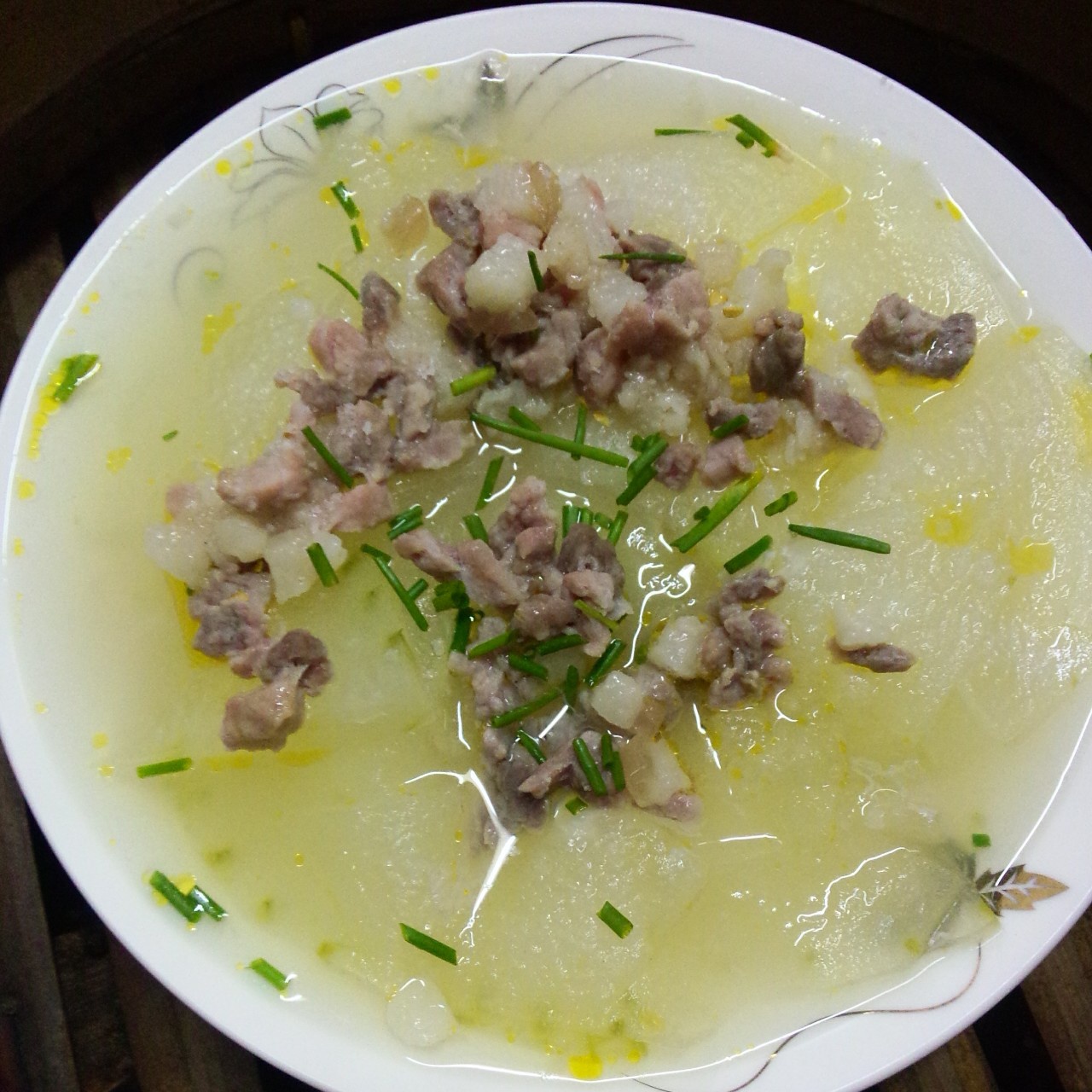 肉末蒸冬瓜