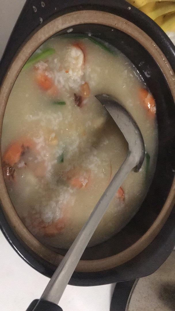 潮汕虾蟹砂锅粥