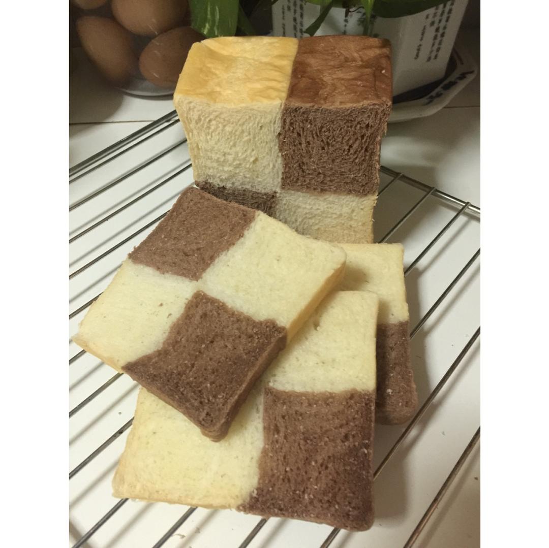 棋格吐司~天然酵种(波兰种)