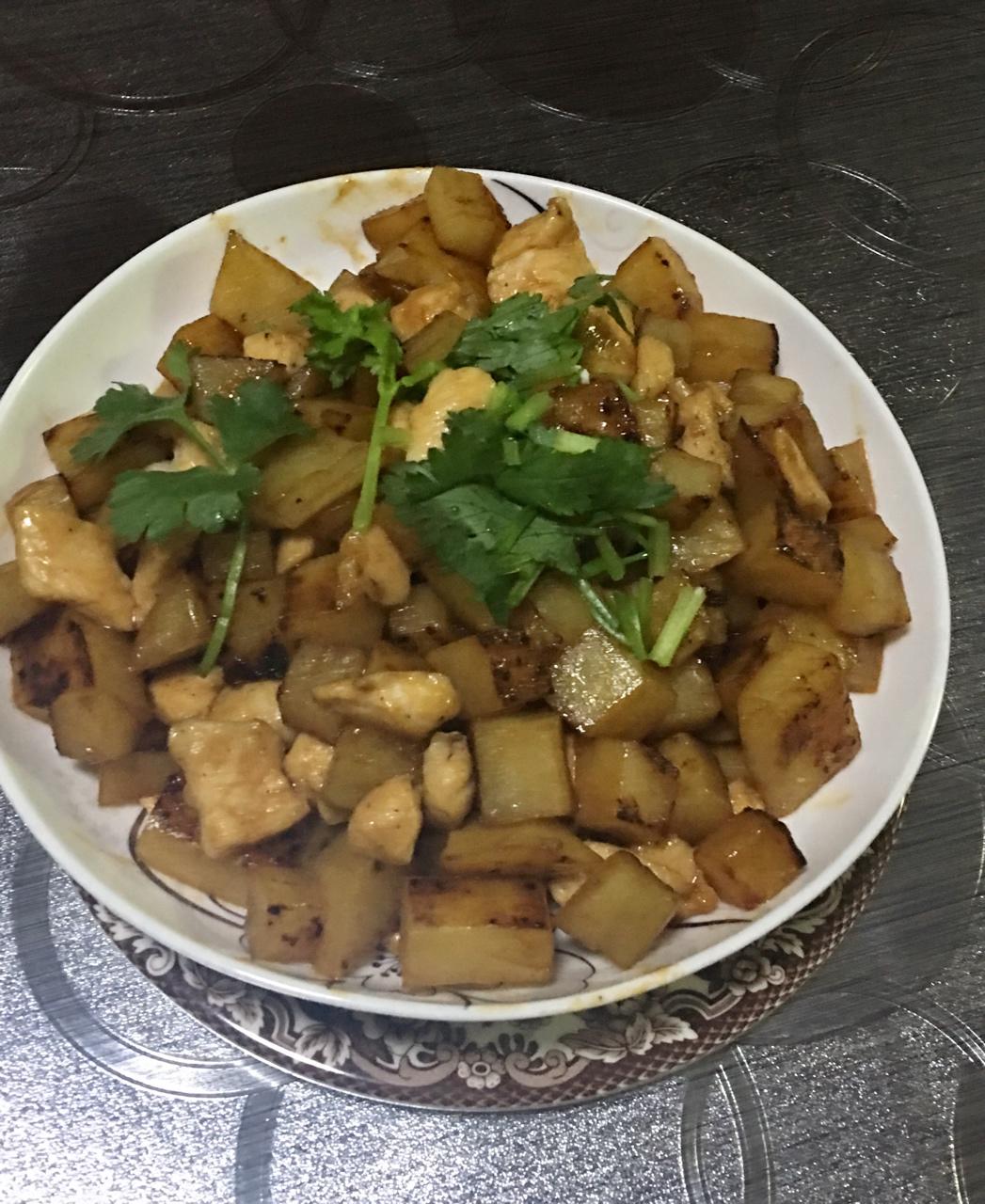 一道怎么做都好吃的干煎土豆鸡丁（红烧，咖喱，椒盐，孜然）