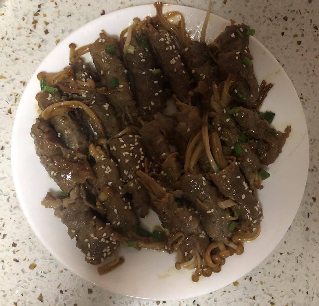 肥牛金针菇卷