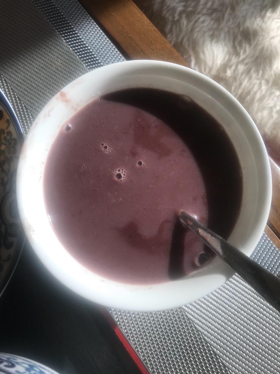 补血黑米糊（九阳豆浆机）