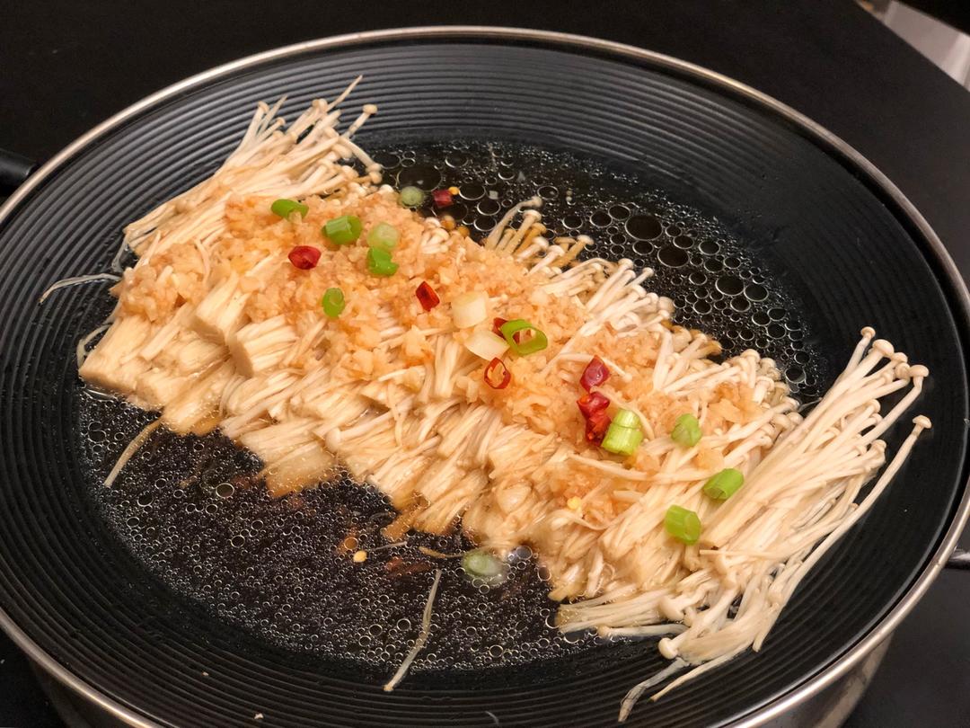 蒜蓉蒸金针菇