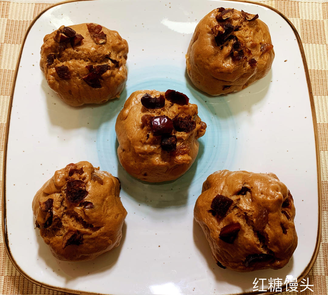 红糖开花馒头