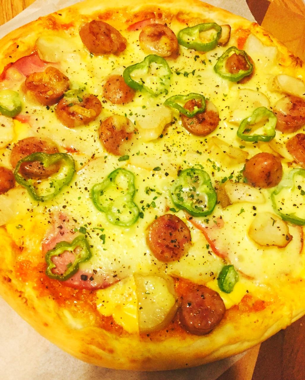 8寸纯手工什锦披萨