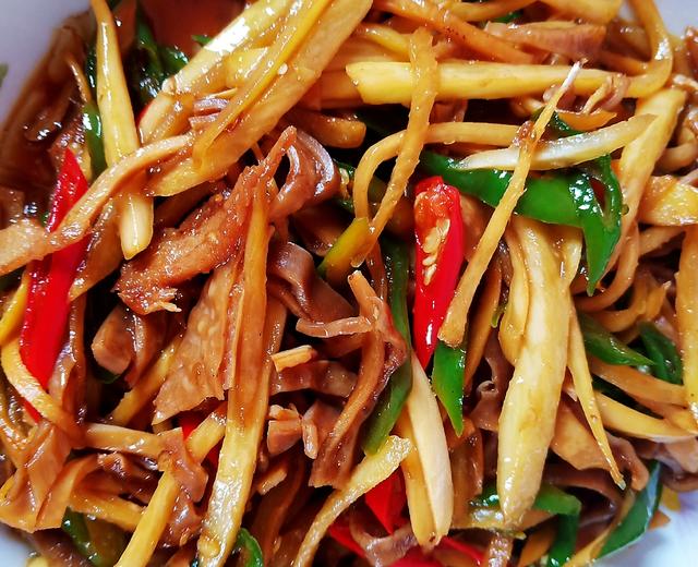 爆炒猪肚丝的做法