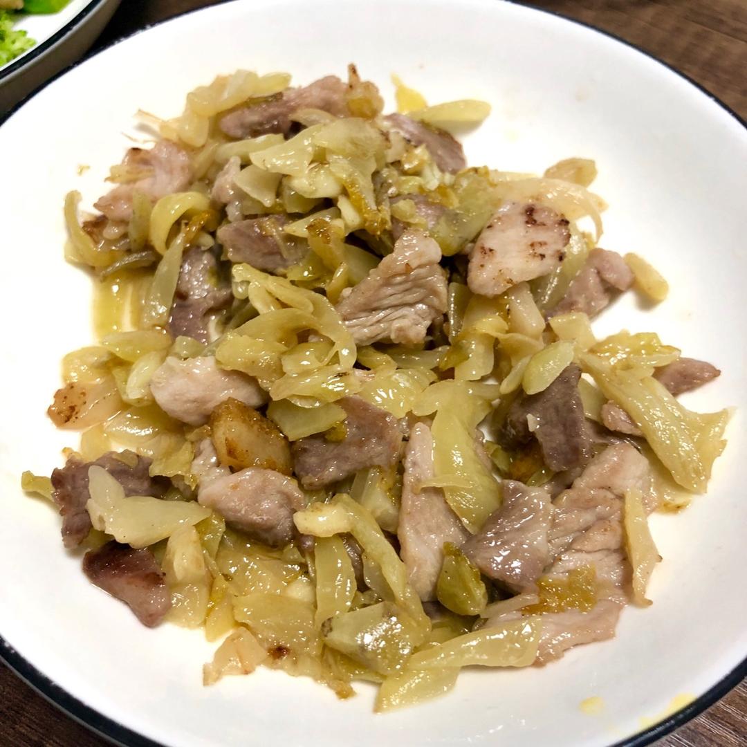 zzzzzq做的酸菜炒肉