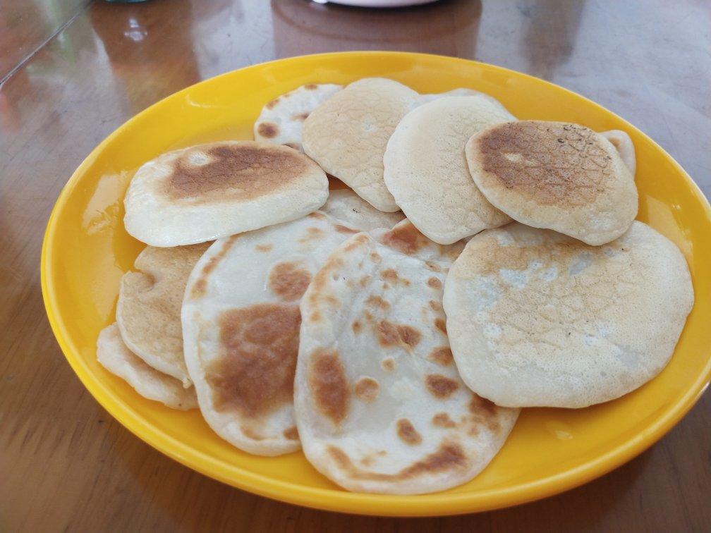 不用和面的【奶香糯米饼】